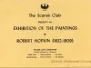 Program - The Scarab Club presents an Exhibition of the Paintings of Robert Hopkin (1832-1909)