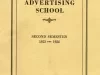 Brochure - The Adcraft Advertising School, Second Semester 1923-1924, Adcraft Club of Detroit
