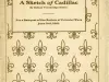 Booklet - A Sketch of Cadillac