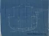 Blueprint - Steel Hull Screw Tug, Engineer, N.Y.,
for New York Harbor, N.Y.,
Midship Section