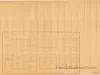Blueprint - Fort Wayne - Plans, Elevation, and Section of
Offices, Bakery, Guard, Store and Washing Rooms