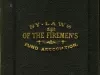 Bylaws - By-Laws of the Firemen's Fund Association
