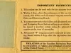 Coupon, Ration - Mileage Ration Identification Folder