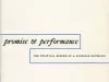 Booklet - Promise and Performance, The Political Record of a Michigan Governor
