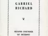 Booklet - Gabriel Richard: Second Founder of Detroit