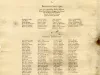 Menu - Honoring Marshal Ferdinand Foch