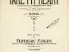 Music, Sheet - Take My Heart