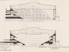 Drawing, Architectural - Convention Arena, 
Sections, 
Cobo Hall - Convention Arena, 
Civic Center - City of Detroit, Michigan