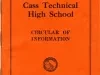 Booklet - Cass Technical High School Circular of Information