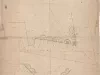 Drawing, Architectural - No. 8, Fort Wayne,
Plan Showing the Position & Details of Platforms for Barbette Guns