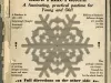 Packet - Wonder Design Forms, Snow Flake Pattern