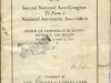 Program - Advance Information on the Second National Aero Congress To Form a National Aeronautic Association.