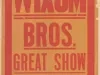 Poster - Wixom Bros. Great Show - Acrobats and Gymnasts