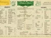 Menu - The Sanders Menu, Vol. 3, No. 14