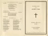 Program - The Burial Office for Henry Ford