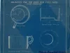 Blueprint - Drawings For the Dyer Cup Full Size - Patent Applied For