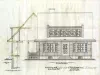 Drawing, Architectural - Front Elevation,
Woodward Ave. Side Elevation