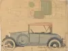 Drawing - The Intimate Roadster