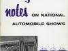Booklet - Background Notes on National Automobile Shows