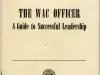 Pamphlet - The WAC Officer: A Guide to Successful Leadership