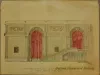 Elevation - Elevation of Rear Wall of Foyer No. 1 Madison Ave.