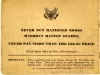 Book, Ration - War Ration Book Four