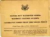 Book, Ration - War Ration Book Four