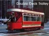 Postcard - Double Deck Trolley