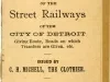 Directory - Directory of the Street Railways of the City of Detroit