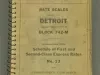 Directory - Railway Express Agency Rate Scales Applying From Detroit and All Other Points in Block 742-M In Connection with Schedule of First and Second-Class Express Rates No. 13 Also Superintendents, Claim Agents and District Accounting Bureaus, 7th Edi