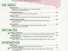Menu - Holiday Menu