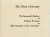 Booklet - The Urban University