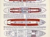Poster - S.S. South American Deck Plans / S.S. North American Deck Plans