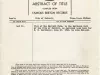 Title, Abstract - Abstract of Title, Lot 41, Plat of Mullet Farm