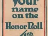 Poster - Is Your name on the Honor Roll