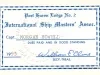Card, Membership - Port Huron Lodge No. 2, 
International Ship Masters' Association