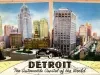 Postcard - Detroit - The Automobile Capital of the World