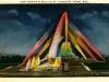 Postcard - Scott Fountain at Belle Isle by Illumination, Detroit, Mich.