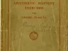 Book, Instruction - Arithmetic Mastery Exercises For Grades 3B and 3A