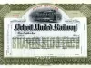 Certificate, Stock - Detroit United Railway