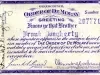 Card, Membership - Grand Council,
Order of DeMolay