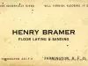 Card, Business - Henry Bramer
Floor Laying & Sanding