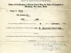Letter, Form - Notice of Certification to District Board When No Claim of Exemption or Discharge Has Been Made