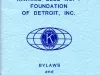 Roster - Detroit Kiwanis Club No. 1 and
Kiwanis Club Foundation of Detroit, Inc.
Bylaws and Membership Roster