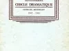 Program - Thirty-First Annual Announcement, Cercle Dramatique
Detroit, Michigan, 1942-1943