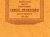 Program - Thirty-Fourth Annual Announcement, Cercle Dramatique
Detroit, Michigan, 1945-1946