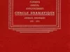 Program - Fortieth Annual Announcement, Cercle Dramatique
Detroit, Michigan, 1951-1952