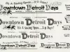 Sign - Downtown Detroit Days