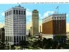 Postcard - David Whitney Bldg., Book Tower and Statler Hotel, Detroit Mich.