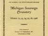 Program - One Hundred and Seventy-Second Reunion
Michigan Sovereign Consistory
